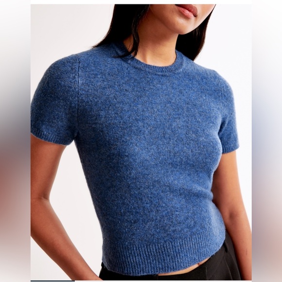 NWT Abercrombie & Fitch Crew Sweater Tee XL - Picture 2 of 8